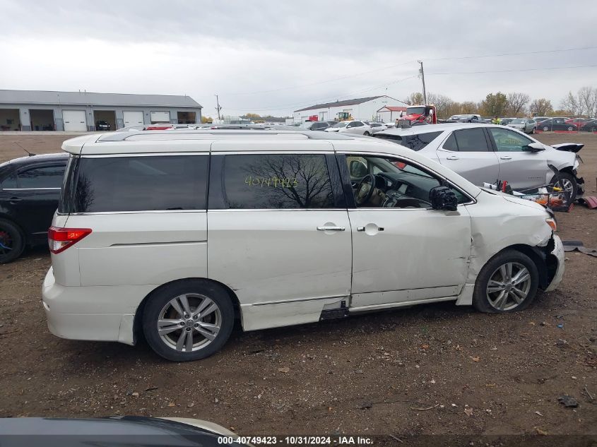 2014 Nissan Quest Sl VIN: JN8AE2KP6E9105483 Lot: 40749423