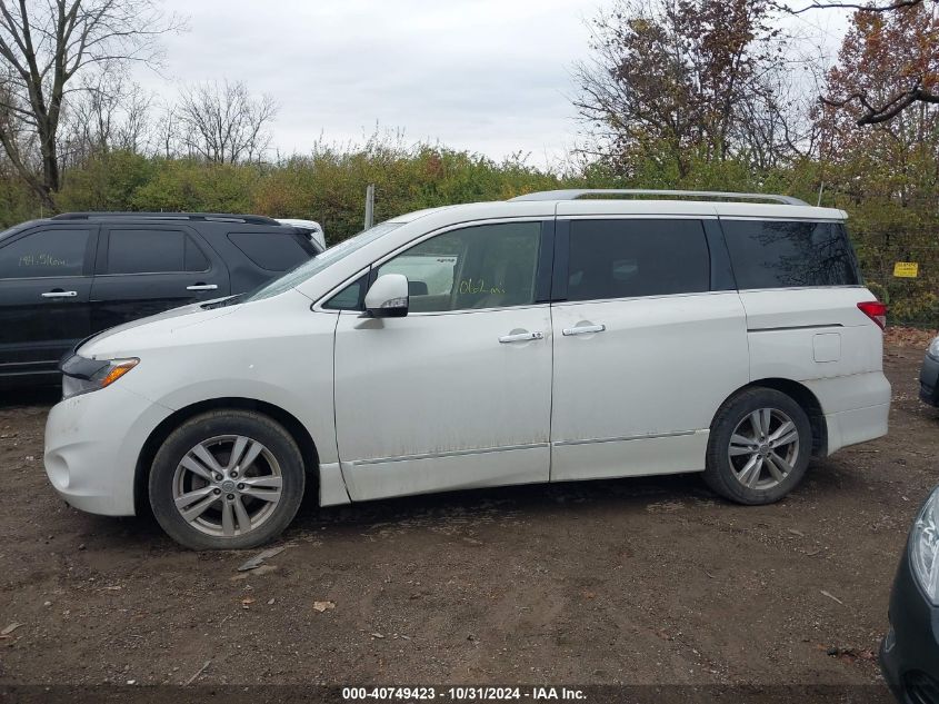 2014 Nissan Quest Sl VIN: JN8AE2KP6E9105483 Lot: 40749423