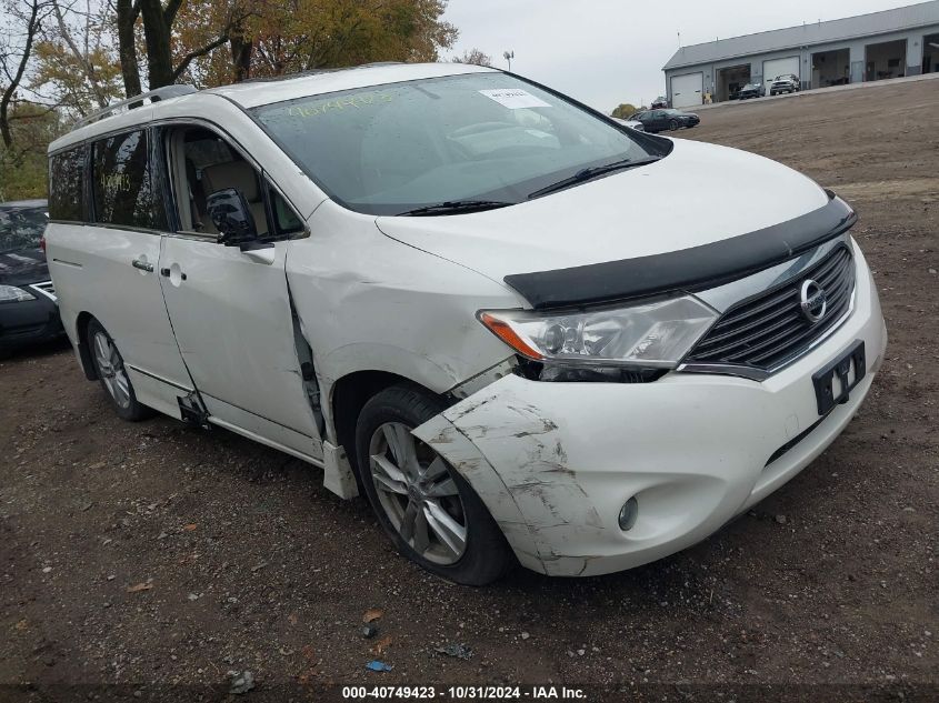 2014 Nissan Quest Sl VIN: JN8AE2KP6E9105483 Lot: 40749423