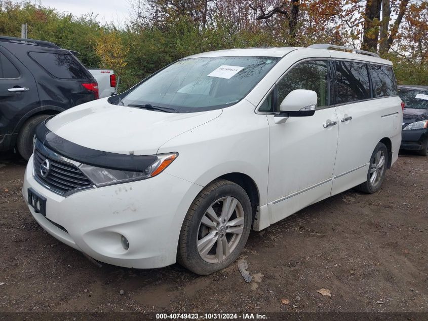 2014 Nissan Quest Sl VIN: JN8AE2KP6E9105483 Lot: 40749423