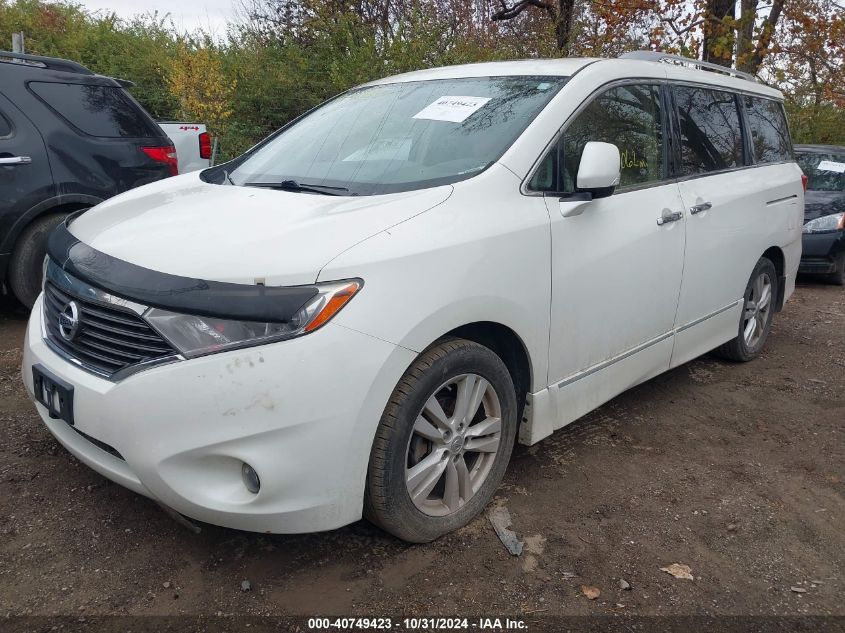 2014 Nissan Quest Sl VIN: JN8AE2KP6E9105483 Lot: 40749423