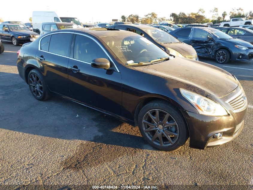 VIN JN1CV6AR2DM354327 2013 Infiniti G37X no.1