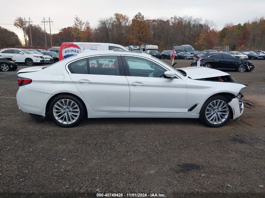 VIN WBA73BJ0XMWX12614 2021 BMW 5 Series, 540I Xdrive no.13