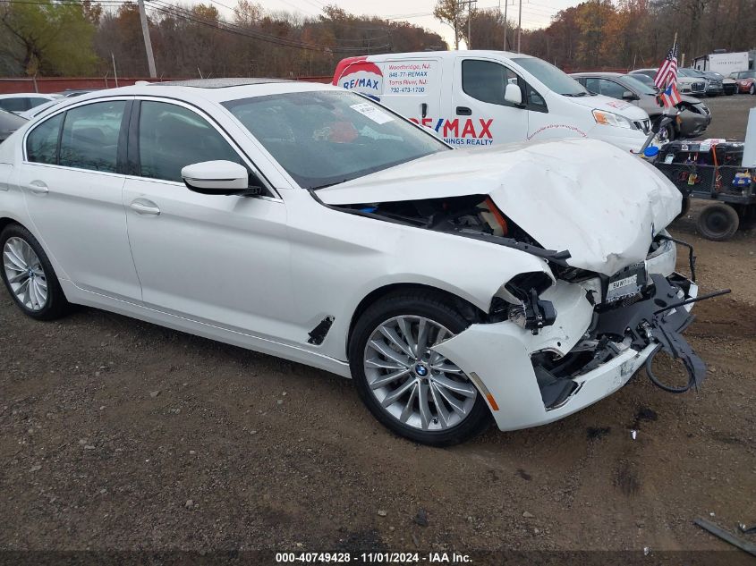 2021 BMW 540I xDrive VIN: WBA73BJ0XMWX12614 Lot: 40749428