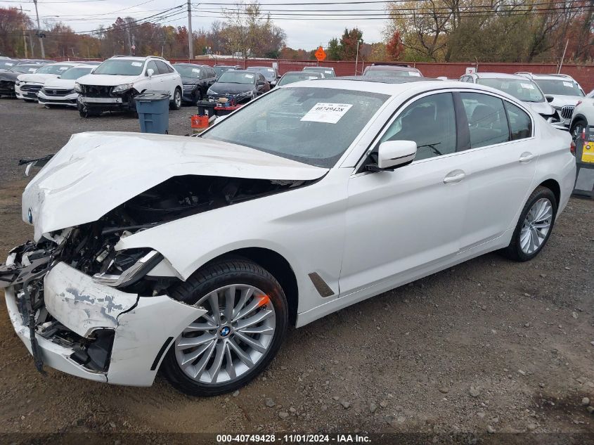 2021 BMW 540I xDrive VIN: WBA73BJ0XMWX12614 Lot: 40749428