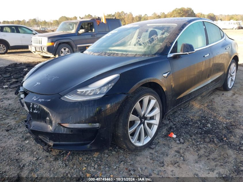 2018 Tesla Model 3 Long Range/Mid Range VIN: 5YJ3E1EA1JF136453 Lot: 40749463