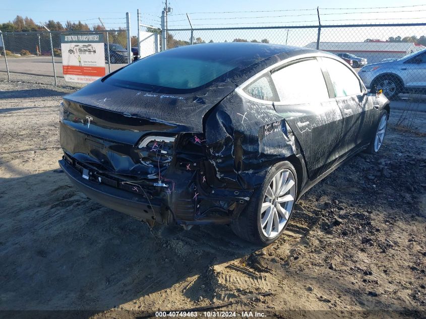 2018 Tesla Model 3 Long Range/Mid Range VIN: 5YJ3E1EA1JF136453 Lot: 40749463