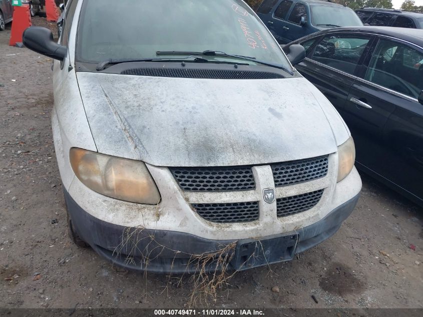 2003 Dodge Caravan Se VIN: 1D4GP25353B192245 Lot: 40749471