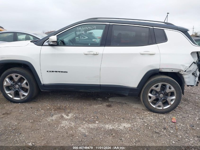 2020 Jeep Compass Limited 4X4 VIN: 3C4NJDCB8LT161095 Lot: 40749479