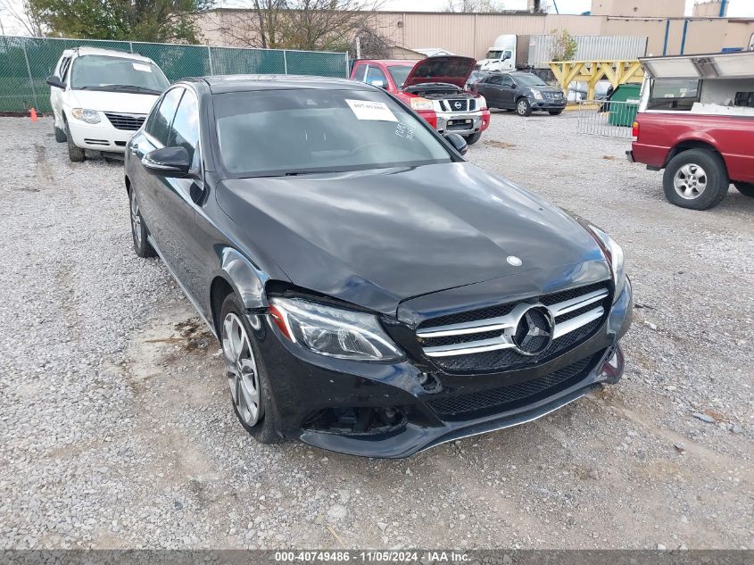 2016 Mercedes-Benz C 300 4Matic/Luxury 4Matic/Sport 4Matic VIN: 55SWF4KBXGU137732 Lot: 40749486