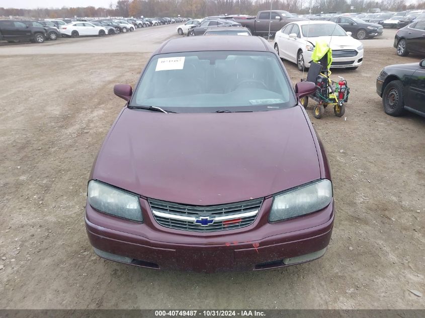 2004 Chevrolet Impala Ls VIN: 2G1WH52K149365368 Lot: 40749487