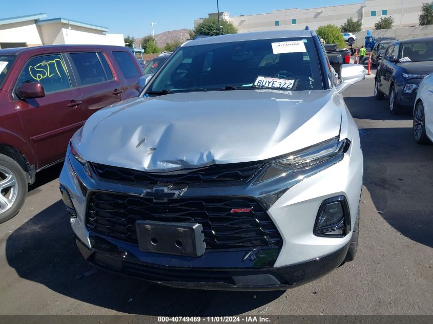 2021 Chevrolet Blazer Fwd Rs VIN: 3GNKBERS8MS532154 Lot: 40749489