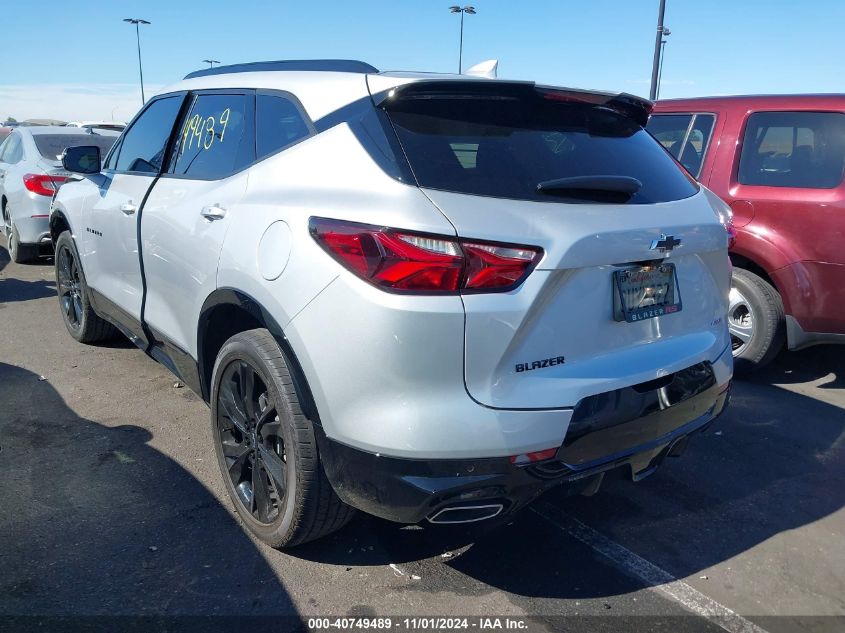 2021 Chevrolet Blazer Fwd Rs VIN: 3GNKBERS8MS532154 Lot: 40749489