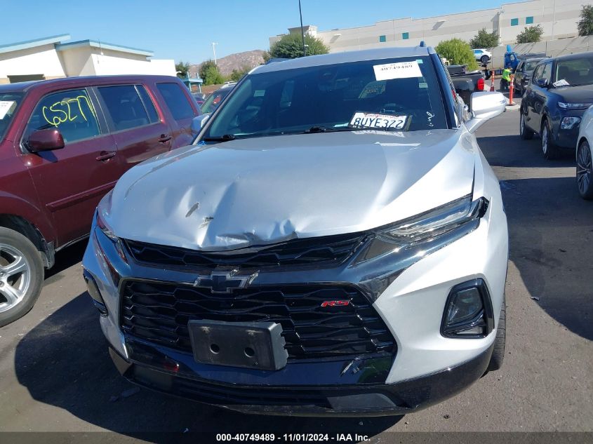 2021 Chevrolet Blazer Fwd Rs VIN: 3GNKBERS8MS532154 Lot: 40749489