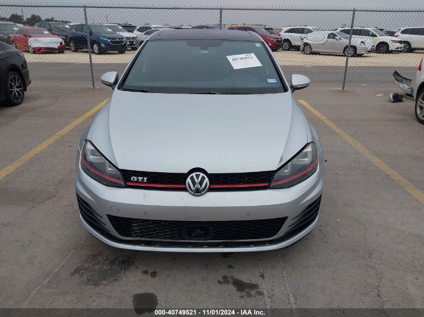 2015 Volkswagen Golf Gti Autobahn VIN: 3VW4T7AU9FM067752 Lot: 40749521