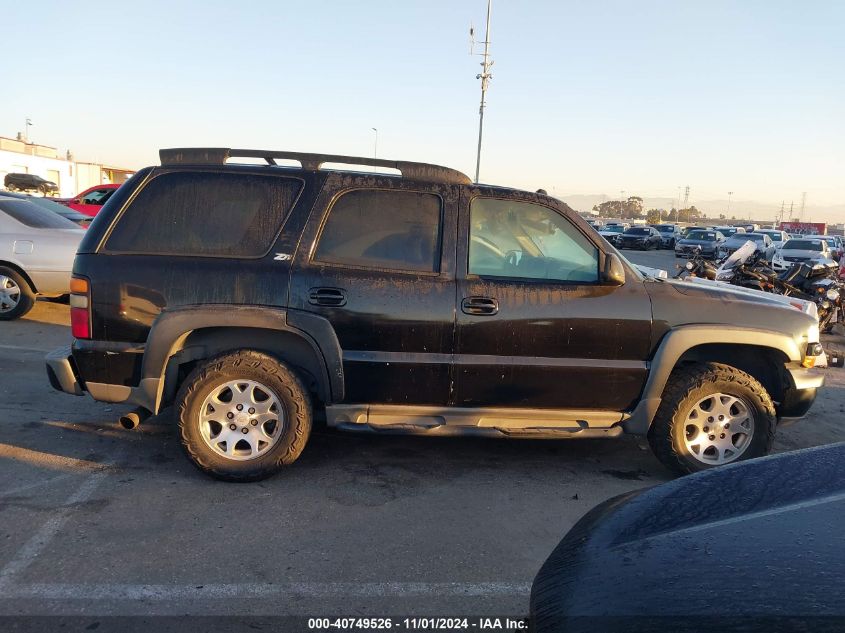 2004 Chevrolet Tahoe Z71 VIN: 1GNEK13T04R259186 Lot: 40749526