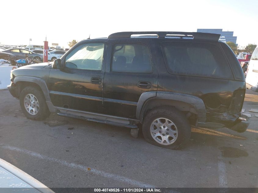 2004 Chevrolet Tahoe Z71 VIN: 1GNEK13T04R259186 Lot: 40749526