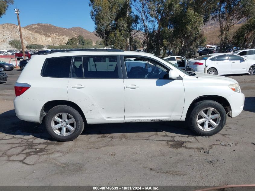 2008 Toyota Highlander VIN: JTEDS41A982018843 Lot: 40749539