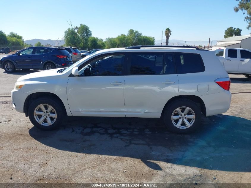 2008 Toyota Highlander VIN: JTEDS41A982018843 Lot: 40749539