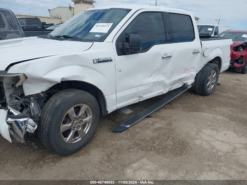 2018 Ford F-150 Xlt VIN: 1FTEW1CBXJKC49970 Lot: 40749553