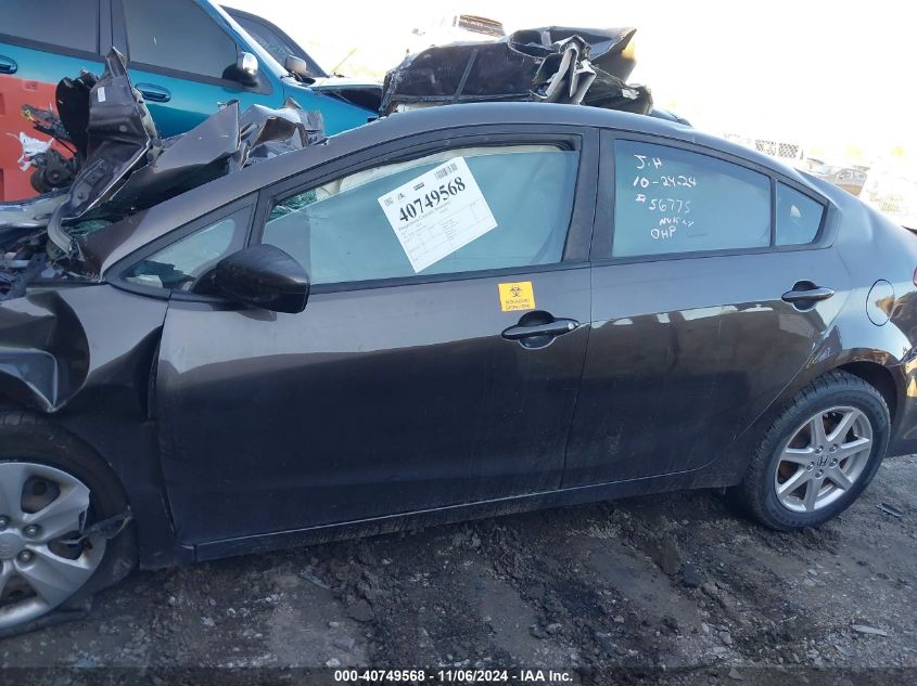 2017 Kia Forte Lx VIN: 3KPFK4A72HE137063 Lot: 40749568