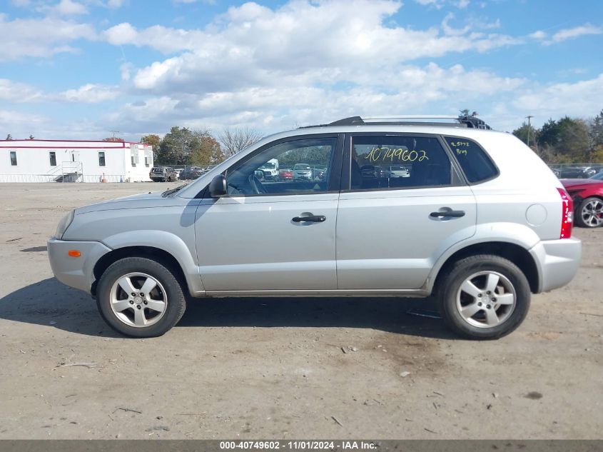 2008 Hyundai Tucson Gls VIN: KM8JM12BX8U755671 Lot: 40749602