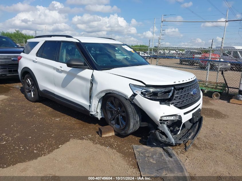 2021 Ford Explorer Xlt VIN: 1FMSK7DH8MGA70866 Lot: 40749604