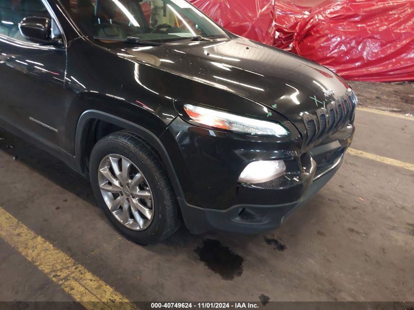 2016 Jeep Cherokee Limited VIN: 1C4PJMDB0GW267029 Lot: 40749624