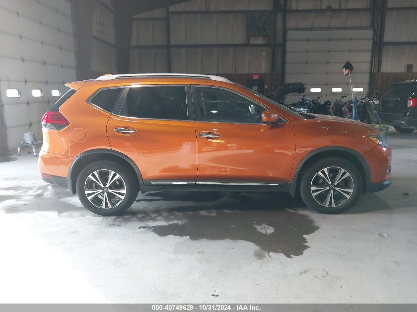 2017 Nissan Rogue Sl VIN: JN8AT2MV1HW257596 Lot: 40749629