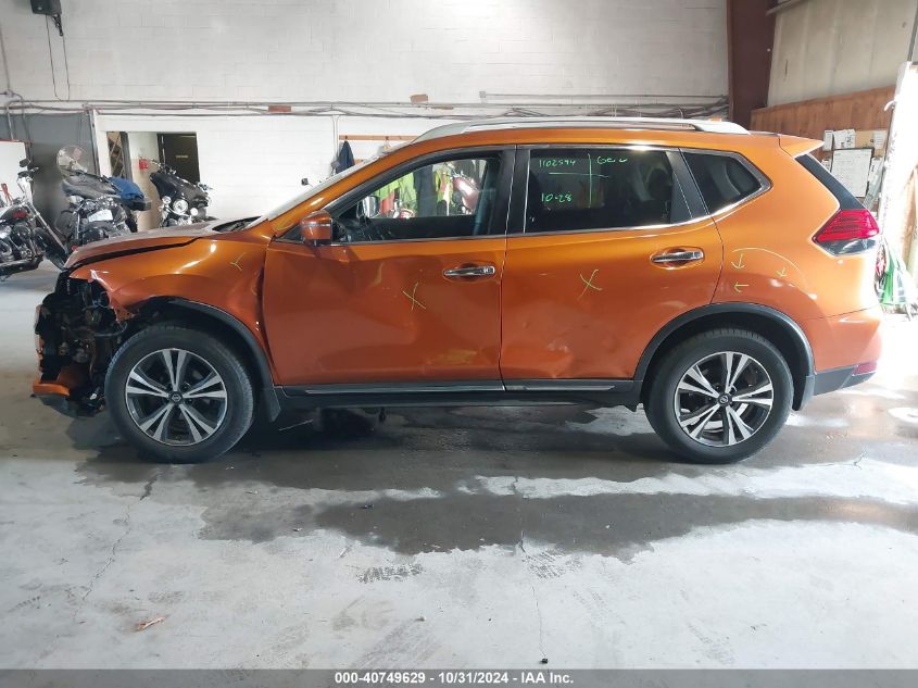 2017 Nissan Rogue Sl VIN: JN8AT2MV1HW257596 Lot: 40749629