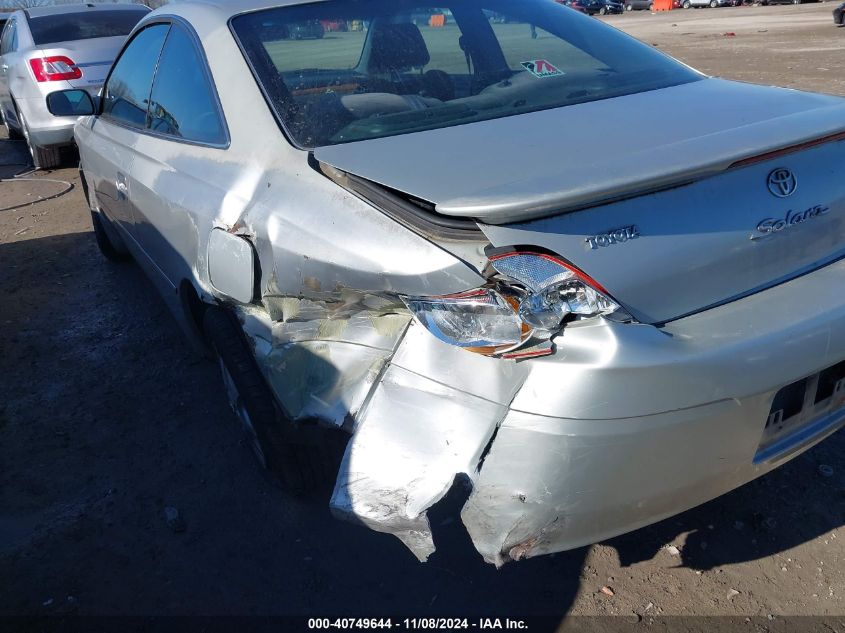 2002 Toyota Camry Solara Se VIN: 2T1CE22P12C014759 Lot: 40749644