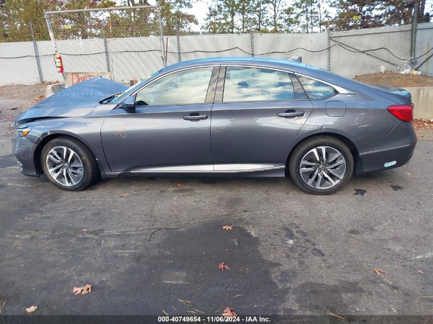 2018 Honda Accord Hybrid Ex-L VIN: 1HGCV3F51JA007300 Lot: 40749654