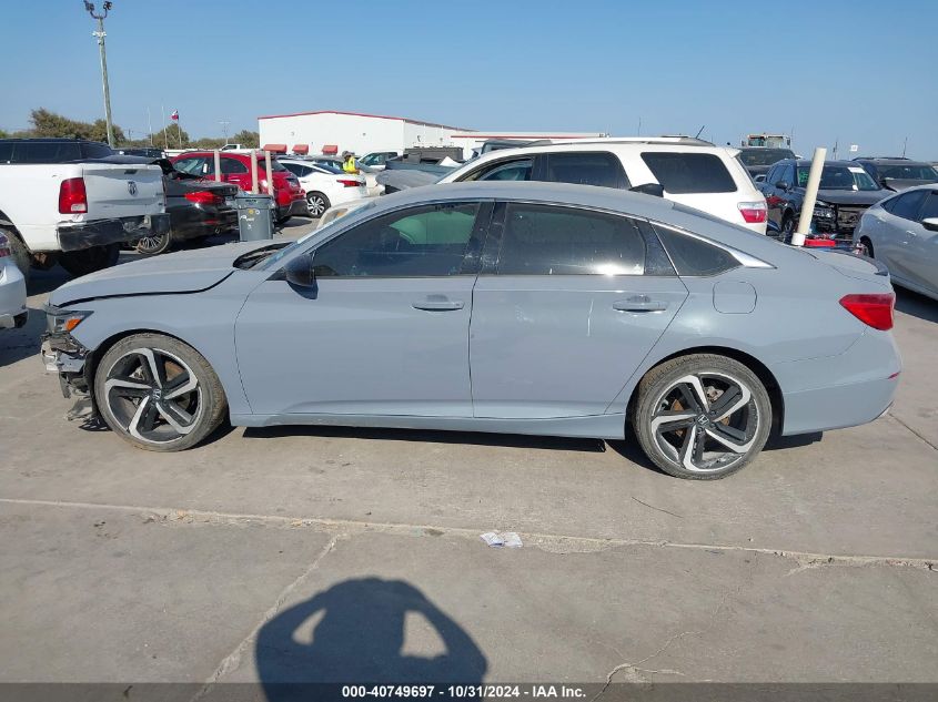 2021 Honda Accord Sport VIN: 1HGCV1F39MA093690 Lot: 40749697