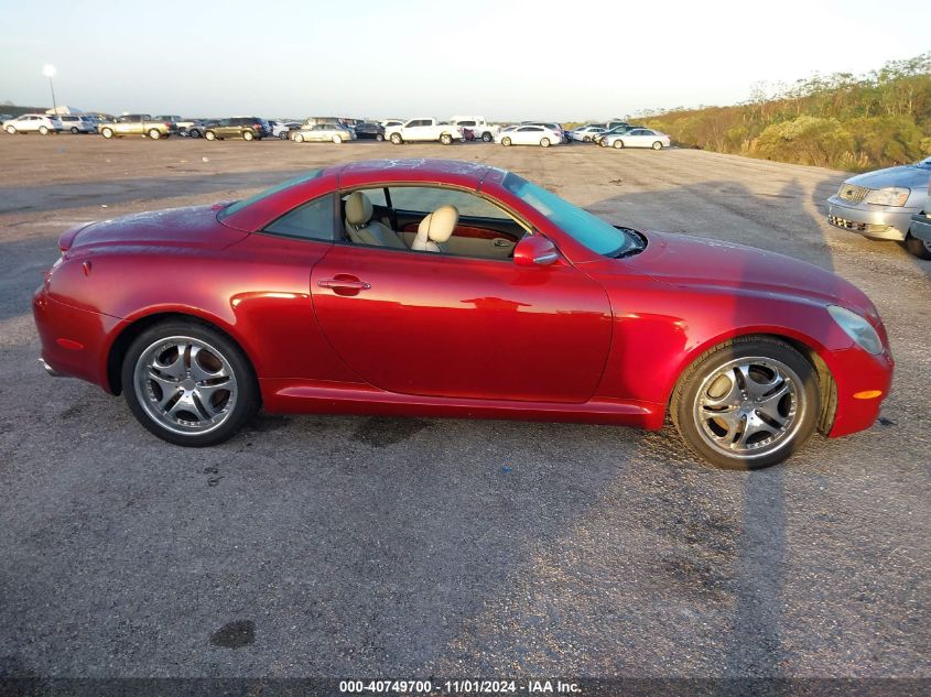 2006 Lexus Sc 430 VIN: JTHFN48YX69008638 Lot: 40749700