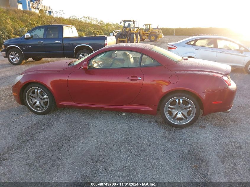 2006 Lexus Sc 430 VIN: JTHFN48YX69008638 Lot: 40749700