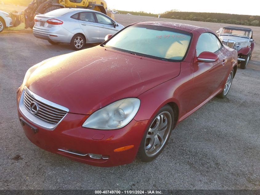 2006 Lexus Sc 430 VIN: JTHFN48YX69008638 Lot: 40749700