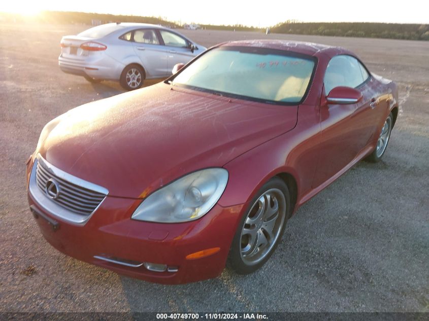 2006 Lexus Sc 430 VIN: JTHFN48YX69008638 Lot: 40749700