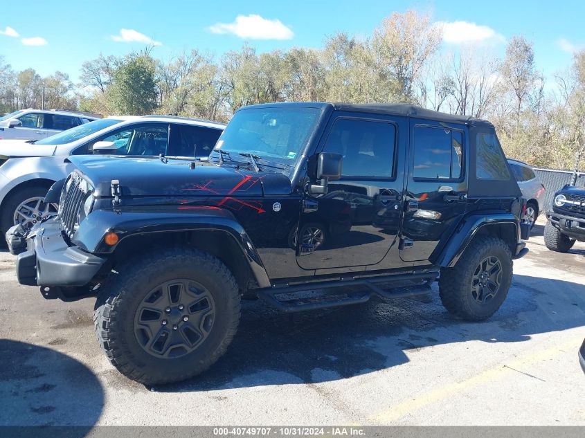 2016 Jeep Wrangler Unlimited Backcountry VIN: 1C4BJWEGXGL228708 Lot: 40749707