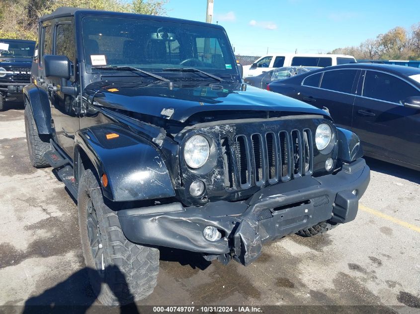 2016 Jeep Wrangler Unlimited Backcountry VIN: 1C4BJWEGXGL228708 Lot: 40749707