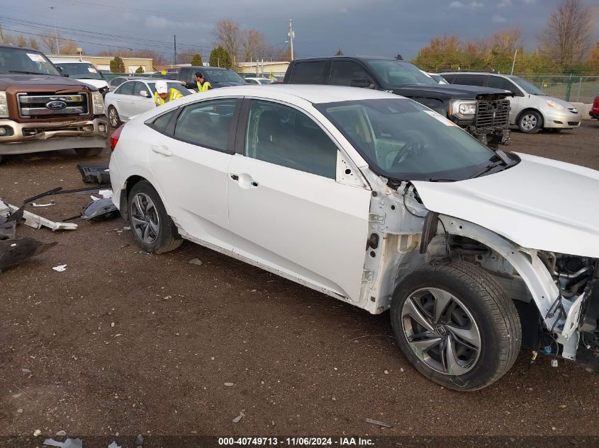 2021 Honda Civic Lx VIN: 2HGFC2F66MH509229 Lot: 40749713