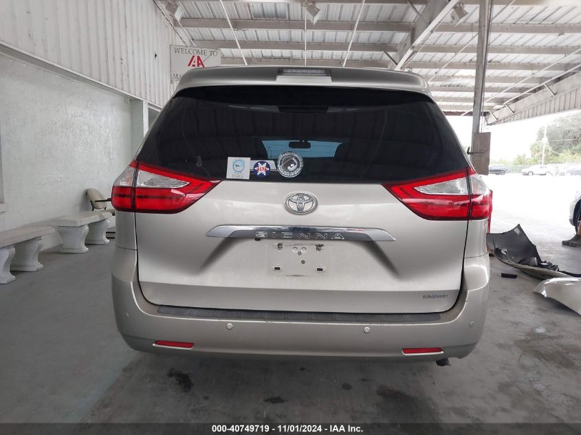 2015 Toyota Sienna Limited Premium 7 Passenger VIN: 5TDYK3DC1FS537016 Lot: 40749719