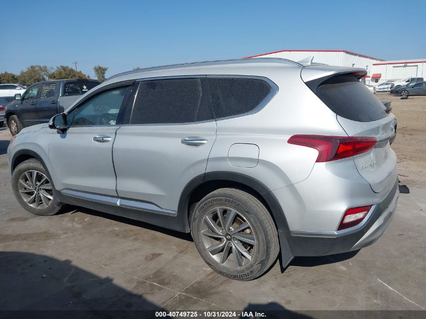 2019 Hyundai Santa Fe Ultimate VIN: 5NMS53AD3KH120391 Lot: 40749725