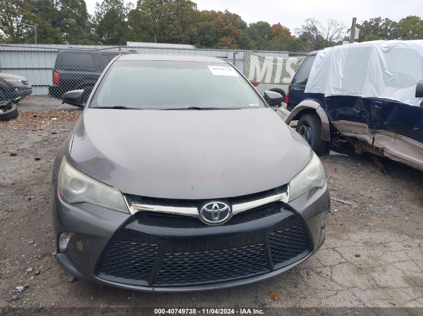 2016 Toyota Camry Se VIN: 4T1BF1FK8GU193700 Lot: 40749738