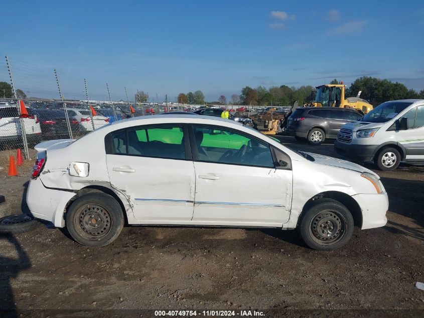 2012 Nissan Sentra 2.0 S VIN: 3N1AB6AP1CL655369 Lot: 40749754