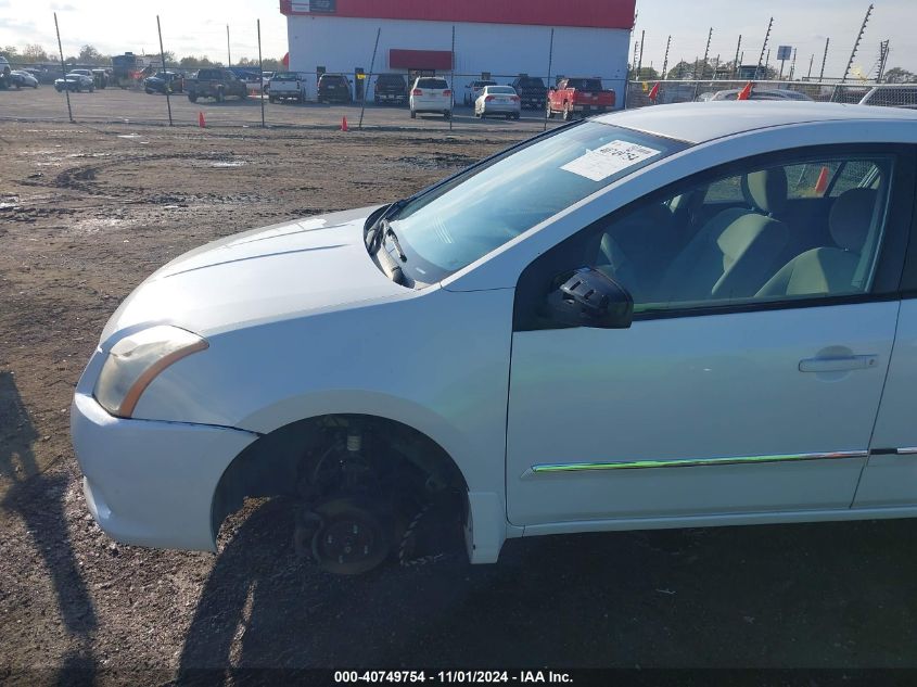 2012 Nissan Sentra 2.0 S VIN: 3N1AB6AP1CL655369 Lot: 40749754