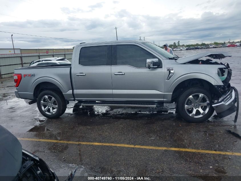 2022 Ford F-150 Lariat VIN: 1FTFW1E82NKD94982 Lot: 40749760