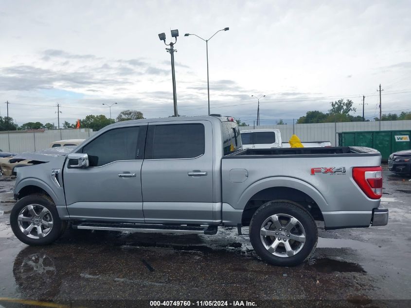 2022 Ford F-150 Lariat VIN: 1FTFW1E82NKD94982 Lot: 40749760