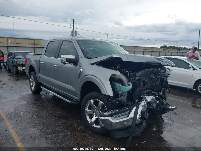 2022 Ford F-150 Lariat VIN: 1FTFW1E82NKD94982 Lot: 40749760