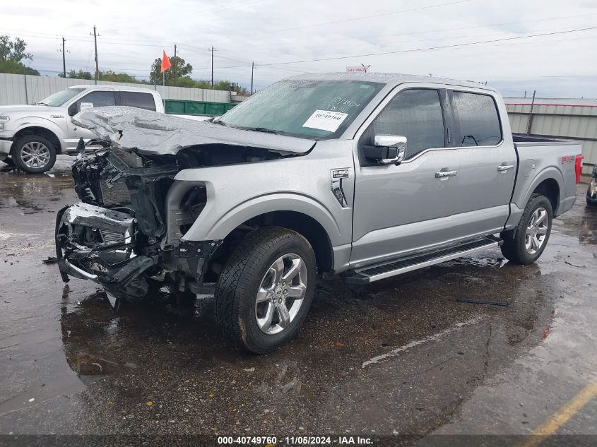 2022 Ford F-150 Lariat VIN: 1FTFW1E82NKD94982 Lot: 40749760