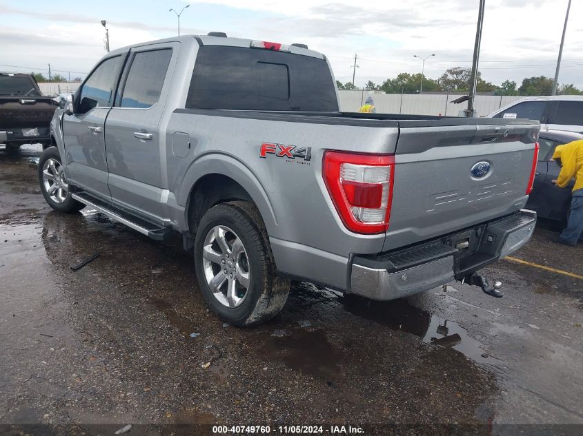 2022 Ford F-150 Lariat VIN: 1FTFW1E82NKD94982 Lot: 40749760